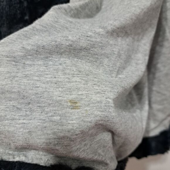 Tiny Edition For Anthropologie Faux Fur Open Front Jacket Medium Navy - Picture 15 of 17